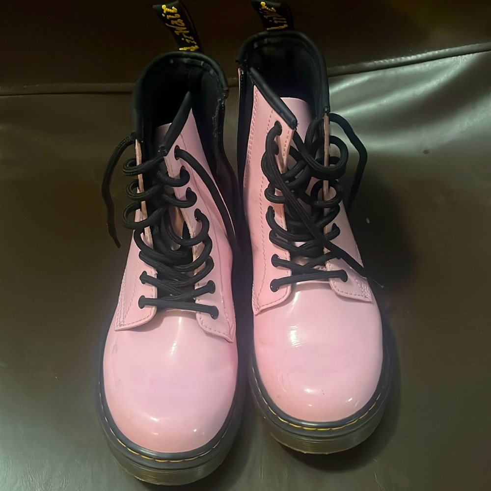 Pink Doc Martens for kids!!  Size 2 & barely worn!